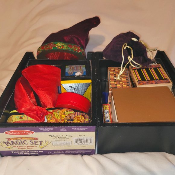 Melissa and Doug Deluxe Wooden Magic Set - Picture 1 of 2